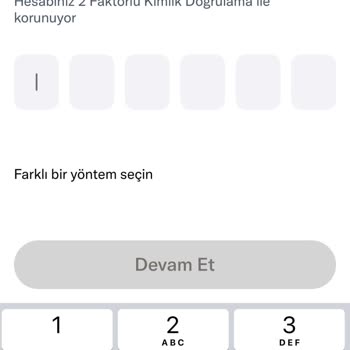 İki Faktörlü Doğrulama Kodu Olmadan Hesap Erişimi Kesildi