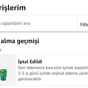 Amazon Sipariş İptali Sonrası İade 18 Gün Boyunca Beklemede