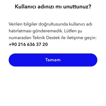 Acil Hesap Açma Talebi Ve Müşteri Destek Hattına Ulaşılamama