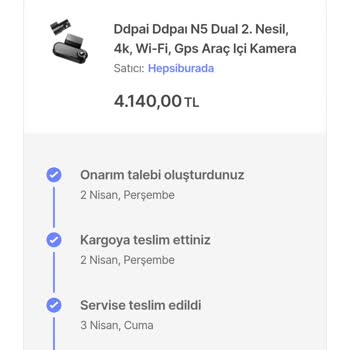 Teslim Edilmemiş Tamir Ürünü İçin Uzun Süreli Gecikme