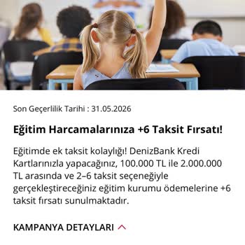 400 Bin TL Eğitim Harcamasının Kampanya Katılım Şartının Belirtilmemesi