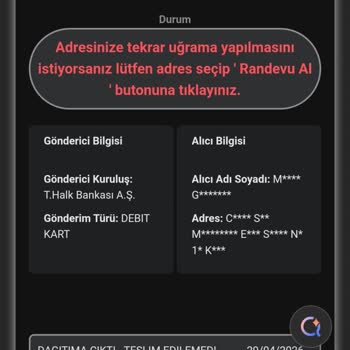 Kuryenet'ten Kart Teslimatı Ve İletişim Sorunu
