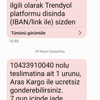 Aras Kargo Şubesinde İade Reddi Ve Kaba Davranış