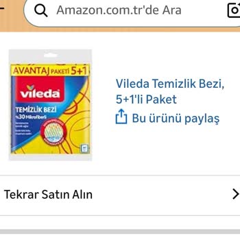 Yanlış Ürün Gönderimi: 6’lı Mikrofiber Bez Yerine 5’li Gönderildi, Geri Ödeme İstiyorum