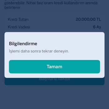 Mobil Bankacılıkta 3 Aylık 0% Kredi Vadesi 6 Aya Değişiyor Ve İşlem Yapılamıyor