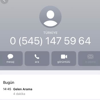 05451475964 Kimlik Bilgileri Çalındı İddiası