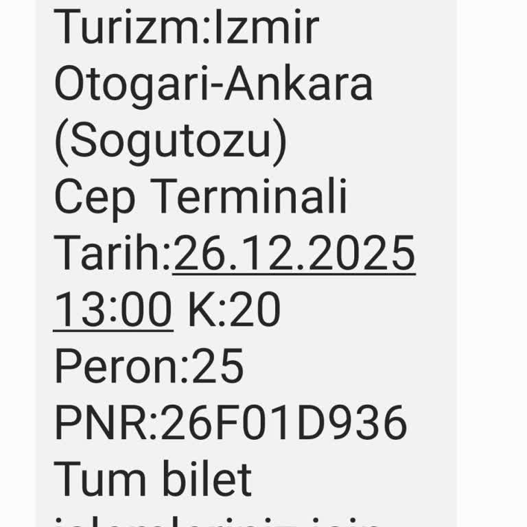 Varan Turizm Açık Biletimde Yön Değişikliği Ücret Farkı Ödeyerek Reddedildi