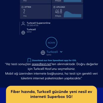 Superonline Söz Verdiği 1000 Mbps Hızı Sadece 30-80 Mbps Arasında Kalıyor