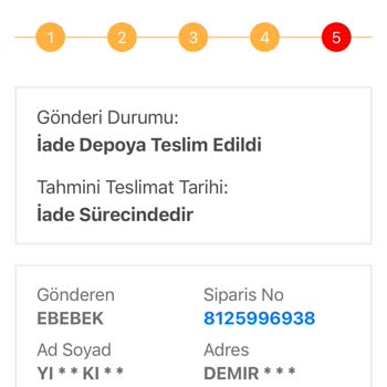 E-Bebek İade Kargosunun Takibi Yok Ve Para İadesi Gecikiyor