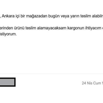 Kargo Gecikmesi Ve İade Sürecindeki İletişimsizlik