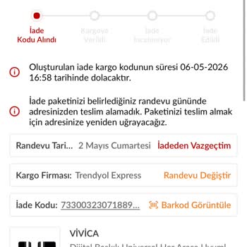 Trendyol Express’te İade Kargolarının Alınamaması Ve Tekrarlanan Süreç Aksaklıkları