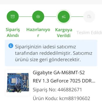 Ayıplı Anakart İadesi İçin Bedel İadesi Talebi Ve Platformun Sorumluluğu
