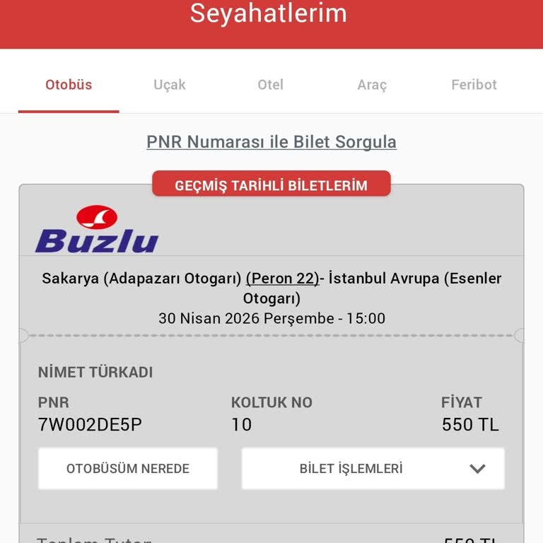 Buzlu Turizm Otobüs Gecikmesi Ve Kaba Personel Davranışı