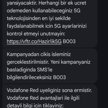 Vodafone'dan Yanıltıcı Bilgilendirme Ve Erken Başlatılan Yeni Taahhüt