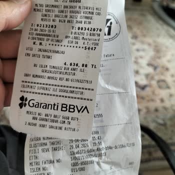 Metro Grossmarket Sütü Aşırı Duru, Su Tadında