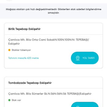 Stokta Görülen Ürün Yok Ve Fiyatlar Tutarsız