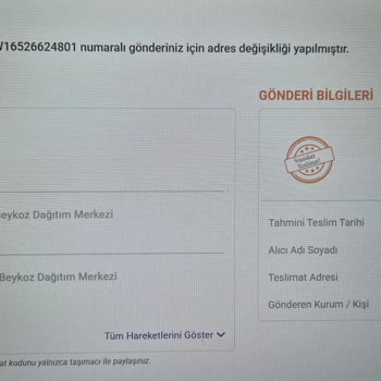 Hepsiburada Kargonun Yanlış Şubeye Gönderilmesi Ve Teslim Edilmemesi
