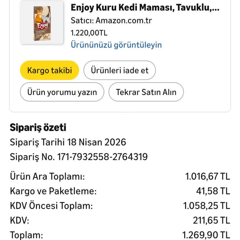 Amazon’un Siparişleri Kargoya Vermemesi Ve Güvence İhlaliyle Kedim Mamasız Kaldı