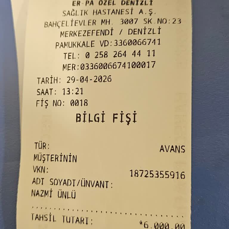 Sigorta Kapsamına Rağmen Hastaneden 6000 TL Ücret Talebi