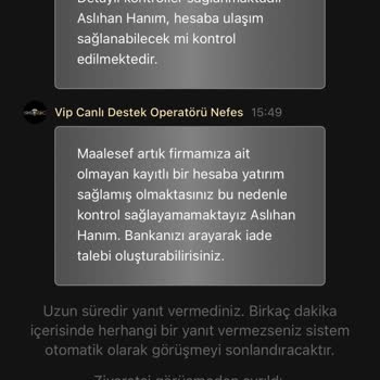 Eski Bahiscasino Linki Üzerinden Yatırılan 10.000 TL Hesaba Yansımıyor, Hesap Kapatma Talebi