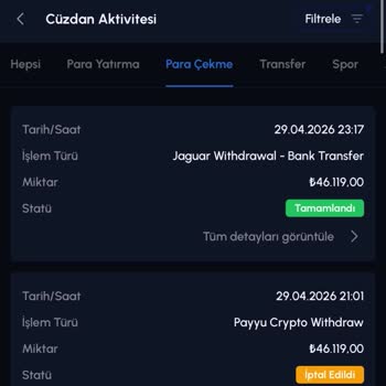 Kripto Çekim İsteğim Reddedildi, Zorla Banka Çekimi Sonrası Bakiyeme El Konuldu