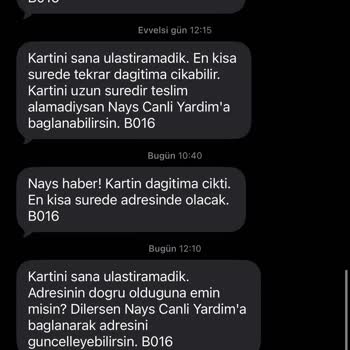Nays Kartım Teslim Edilemedi, PTT’den İletişimsizlik Ve Acil Çözüm Talebi