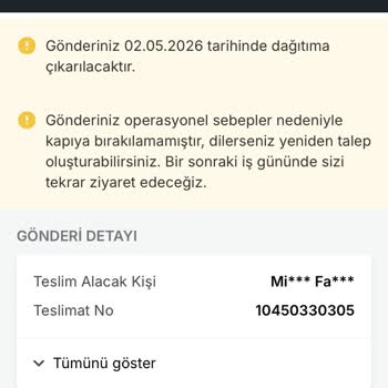 Trendyol Express Kurye Davranışları Ve Keyfi Teslimat Gecikmesi