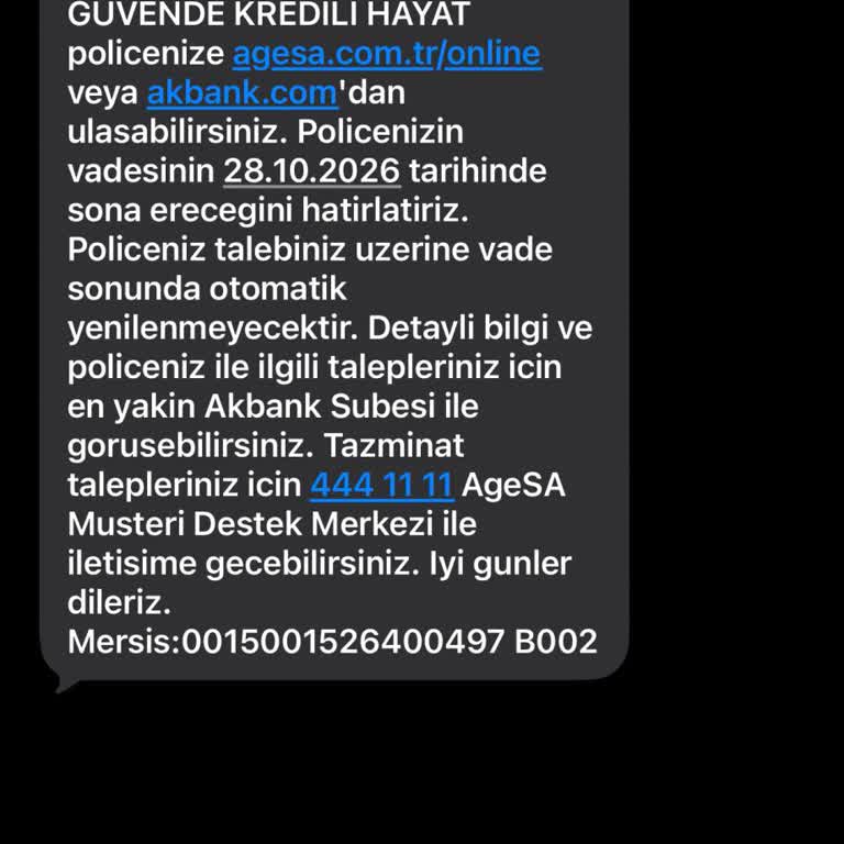 4.497,44 TL Kesintili Zorunlu Kredili Hayat Sigortası Ve İptal Talebine Cevap Yok