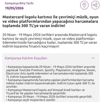 Yapı Kredi Mastercard İle PlayStation Harcamalarında 300 TL İndirim Gelmedi