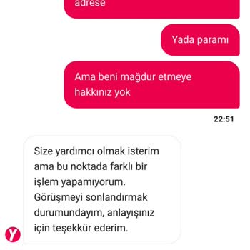 Teslim Edilmeyen 5.860 TL’lik Sipariş İçin İade Talebi