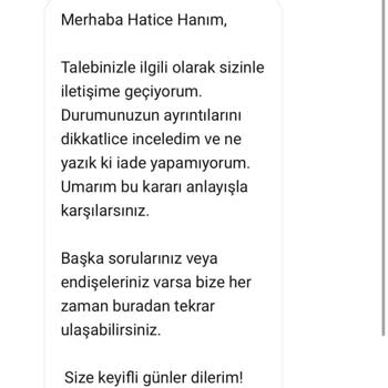 Teslim Edilmeyen 5.860 TL’lik Sipariş İçin İade Talebi