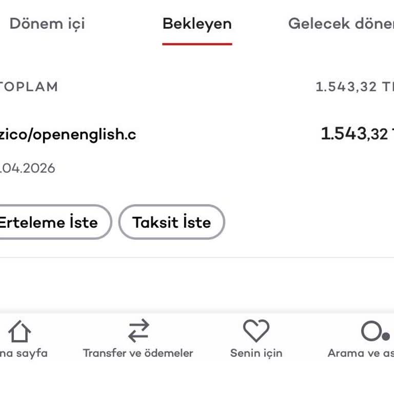 İzinsiz Otomatik Yenileme Ve Kartımdan Çekilen 1.543,32 TL Ücretin İadesi