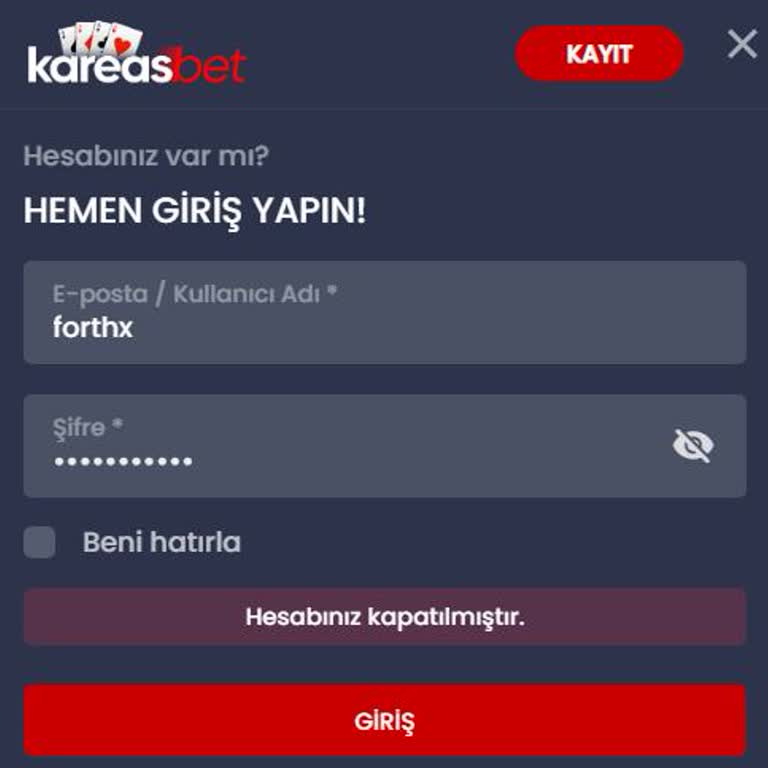 Kareasbet Tarafından Açıklama Yapmadan Hesabım Kapatıldı Ve 25.000 TL Bakiyem Silindi