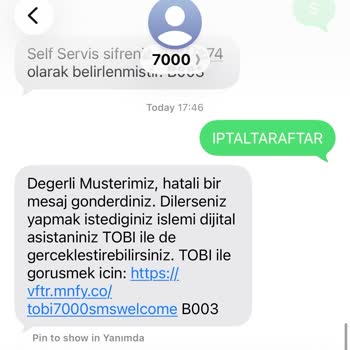 Vodafone Taraftar Paketi İptal Edilemiyor Ve Sürekli Kesinti Yapılıyor