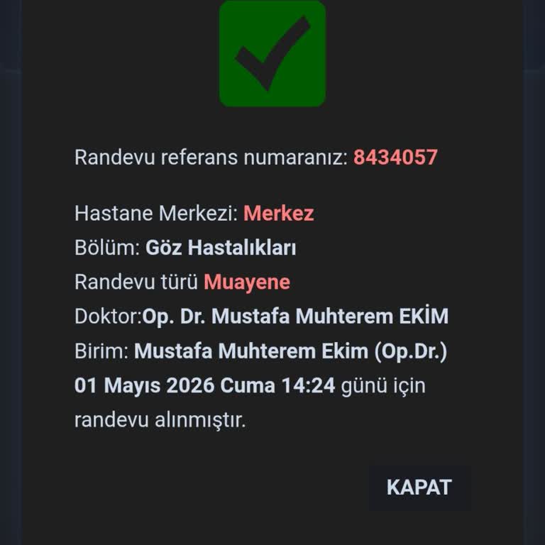 Resmi Tatilde Randevu İptali Ve Geç Bilgilendirme Üzerine Şikayet