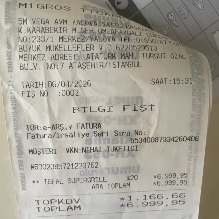 Tefal Tost Makinesinde Eksik Yağ Damlama Parçası, Servis Stokta Olmadığı İçin Kullanılamıyor