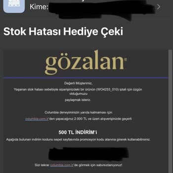 Stok Sorunu Nedeniyle İade Süreci Başlatıldı Ve Bilgilendirme Yok