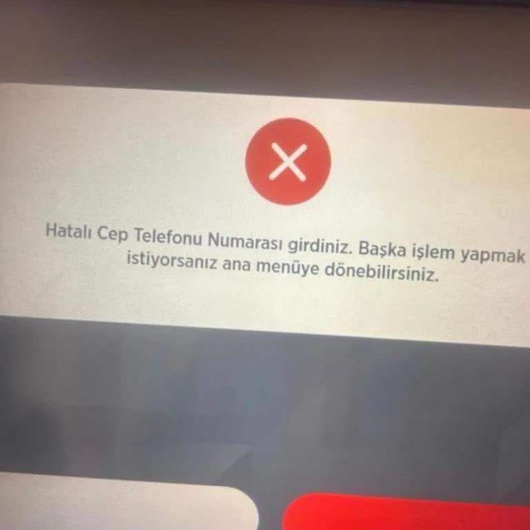 Ziraat Bankası ATM'sinde TOKİ İadesi Alınamıyor: Cep Telefonu Numarası Hatası
