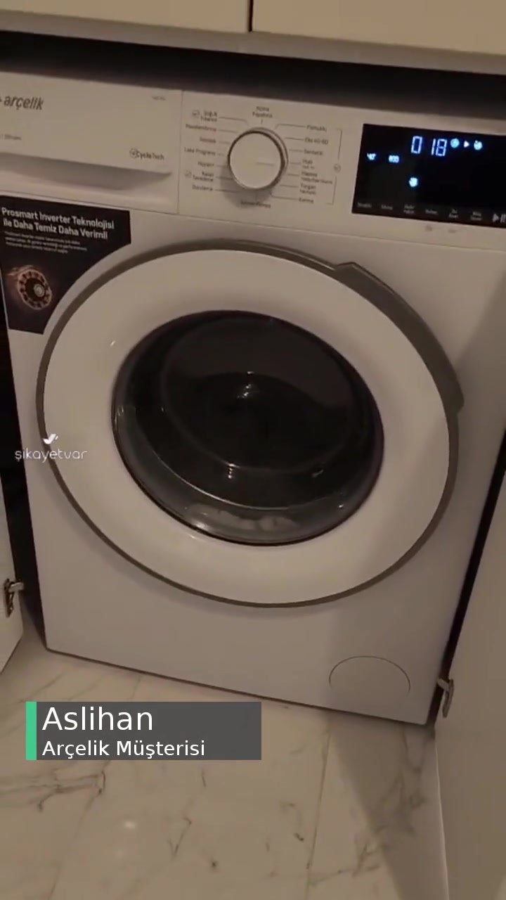 Arçelik Çamaşır Makinesi Ses Ve Gürültü, Yer Sallanıyor Resmen! videonun kapak resmi