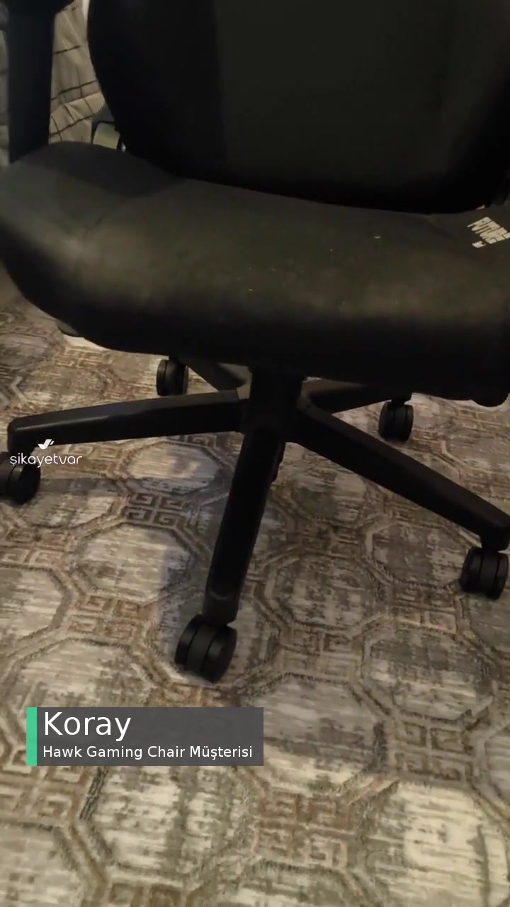 Hawk Gaming Chair Future Sünger Çökmesi Ve Geçmeyen Takırtı Sesi videonun kapak resmi