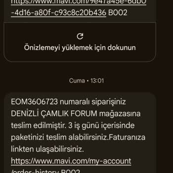 Şubede Ürün Bulunmuyor, İade Talebi İşleme Alınmıyor