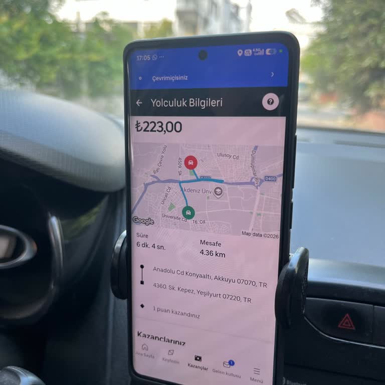 Uber Şoförü Nakit İsteyerek 250 TL Fazladan Ücret Alıyor, İade Talebi