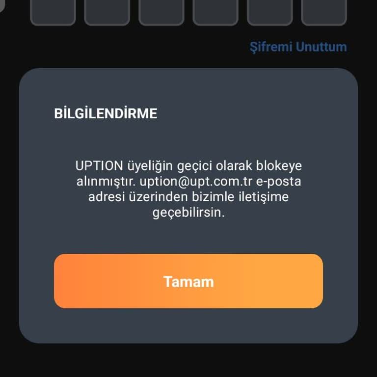 Uption Bankası Keyfi Hesap Kapatma ve Yanıtsız Müşteri Hizmeti