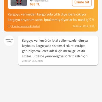 Trendyol Satıcı Yetkisiz Sipariş İptali ve Fiyat Artışıyla Mağdur Oldum