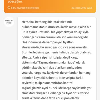 Trendyol Satıcı Yetkisiz Sipariş İptali ve Fiyat Artışıyla Mağdur Oldum