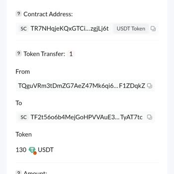 Tronscan&nbsp;прошу помочь отследить транзакции.&nbsp;Две транзакции USDT отправлены мошенникам