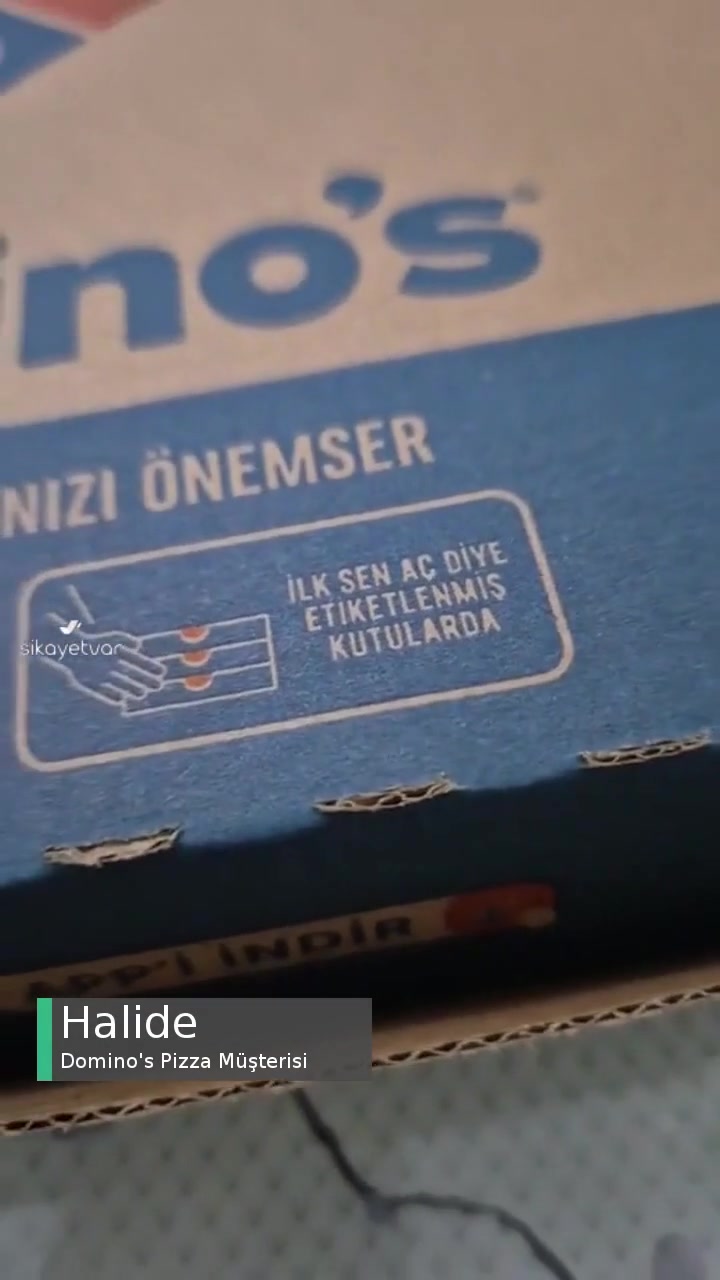 Domino's Pizza Etiket Konulmuyor videonun kapak resmi