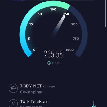 Türk Telekom 1000 Mbps Ücretine Karşı 150-250 Mbps Hız Şikayeti
