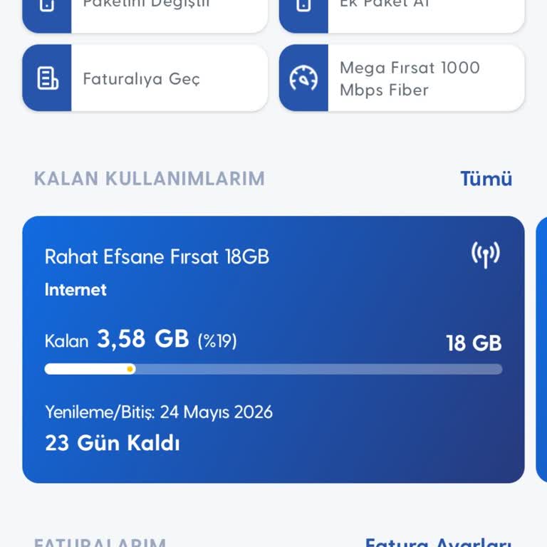 Turkcell 5g Hediye 70 GB İnternetim Aylık Paketten Düşüyor Ve Kullanılamıyor