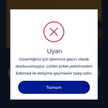 Edenred Kartım Blokeli Giriş Ve Kullanım Sorunu Çözülmedi